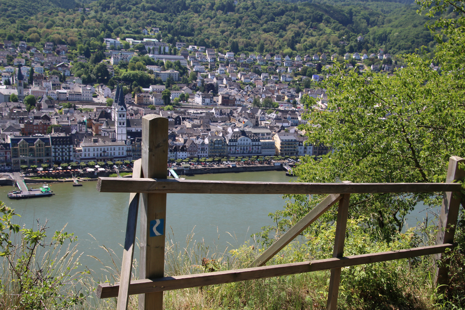Ausblick auf Boppart